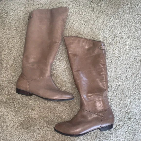 ALDO Light Brown Tan Gray Taite Boots Size 6.5 - Picture 14 of 16